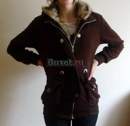 Новая стильная толстовка с мехомS-M Москва