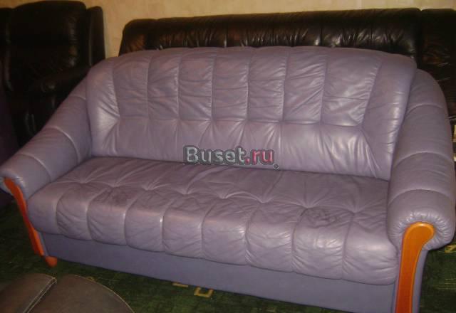 Кожа 3х мест диван из фин есть выбор кож мебели Санкт-Петербург