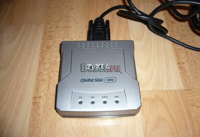 Модем Zyxel omni 56K mini Москва