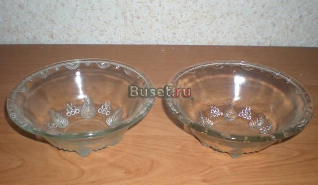 Салатницы Стекло СССР 2 шт Москва