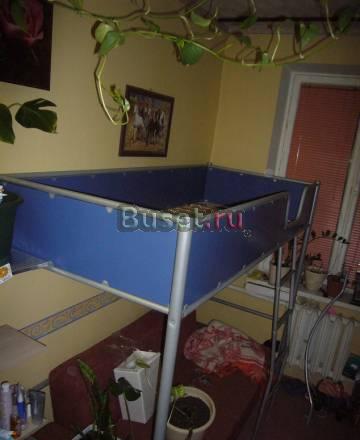 Кровать -чердак со столом из икеа Москва