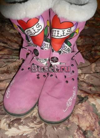 Женские сапоги из овчины Ed Hardy Москва