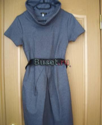 Платье серое 42-46 размера тянется Санкт-Петербург