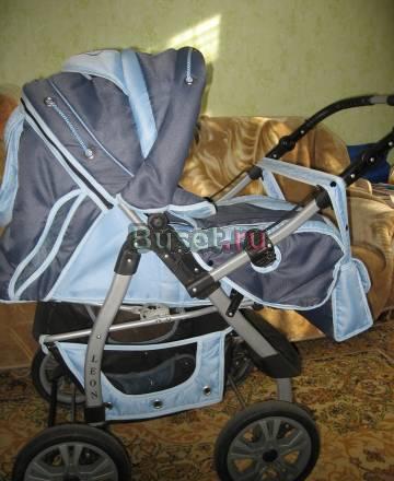 Коляска "anmar" 2 в 1, люлька+прогулка+сумка за 3 Москва