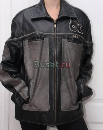 Новая DolceGabbana мужская кожаная куртка 50-52(54 Москва