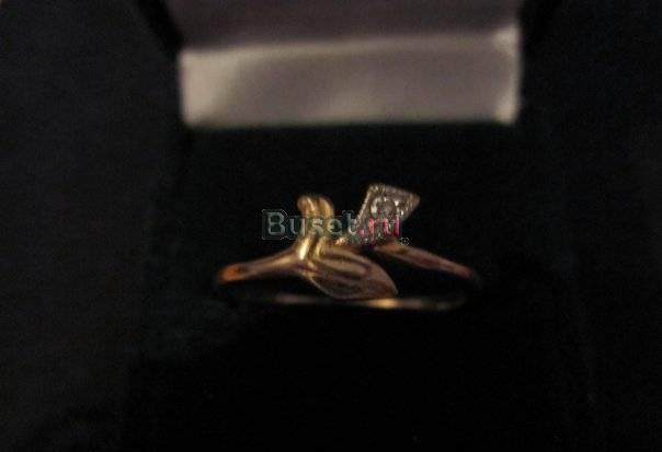 Золотое колечко " Цветочек " Санкт-Петербург