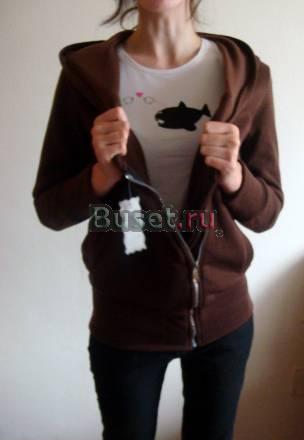 Толстовка коричневая на осень Размер S Москва