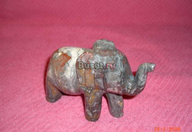 Слоник . оникс.( на удачу) Высота - 10 см Москва