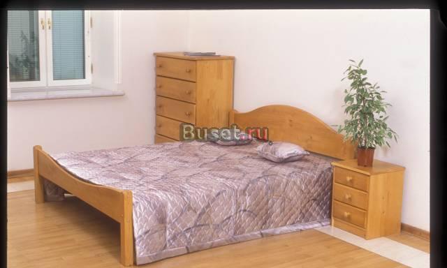 Кровать двуспальная Ницца из массива сосны Санкт-Петербург