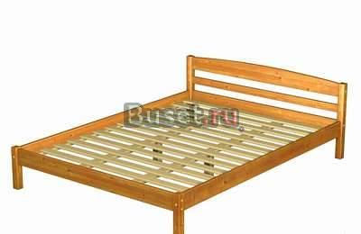 Кровать из массива сосны с пружинным матрасом Санкт-Петербург