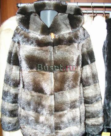 Шуба новая блек-графит с капюшоном Москва