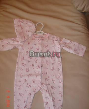 Комбинезоны для девочки новые р.0-6 мес Москва