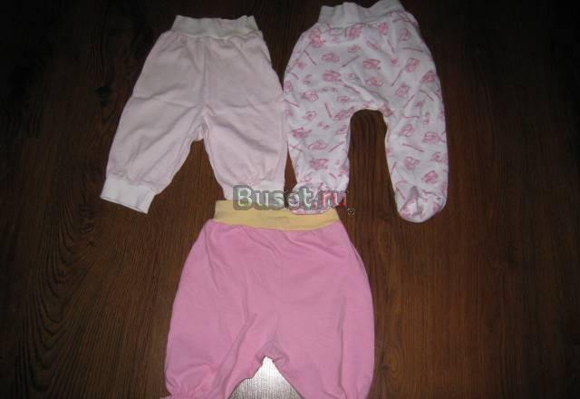 Набор слипов и штанишек для девочки от 0до6 Москва
