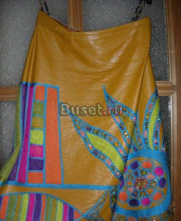 Продам юбку 44-46 размер ручная вышевка дизайнерск Москва