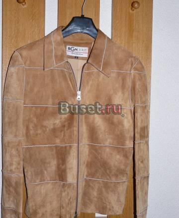 Куртка женская, кожа-замша, цвет беж, размер 42-44 Москва