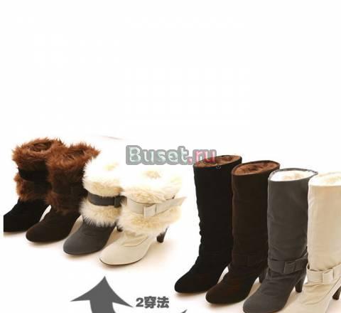 Новые серые сапожки на осень 37 размер Москва