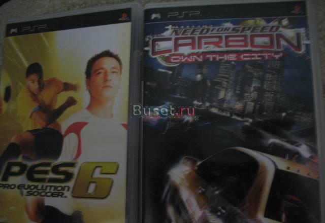 PSP Pro evolution soccer 6 и Need for speed carbon Москва