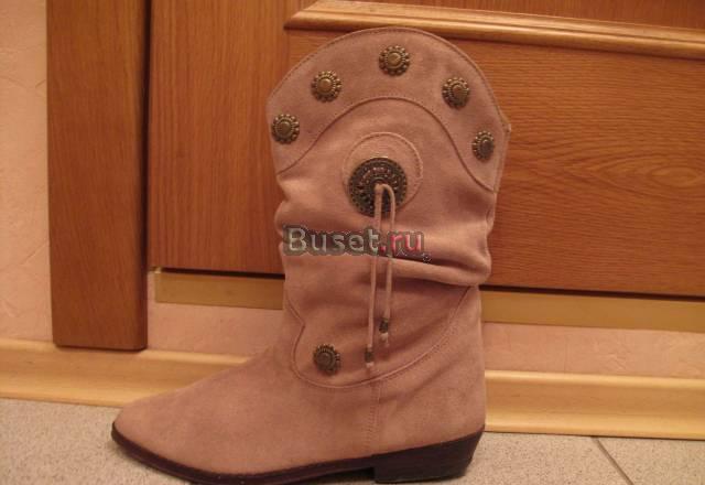 Сапоги  замшевые Москва
