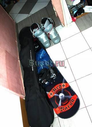 Сноуборд Atom, ботинки, крепления, чехол Санкт-Петербург