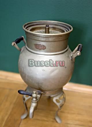 Самовар старинный гейзерный для чая/кофе Москва