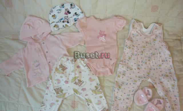 Розовые вещички на малышку Москва