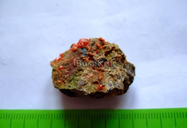 Вульфанит,Пироморфит (Россия) Рязань