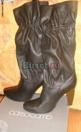 Сапоги женские,кожа черная(мягкая), corsocomО Москва