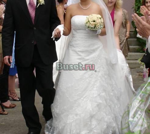Продаю свадебное платье фирмы pronovias со шлейфом Пенза