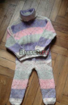 Очень тепленький мохеровый костюмчик р.92 Санкт-Петербург