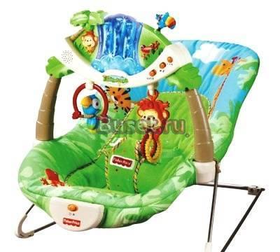 Кресло - шезлонг Fisher Price "Тропический лес" Москва