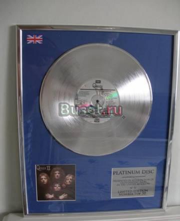 Queen платиновый диск Москва