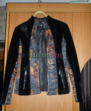 Куртка осенняя вставки из иск.меха Санкт-Петербург