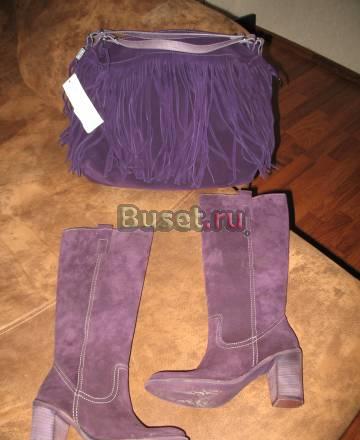 Сапоги женские +сумка Италия р-р 37 Москва