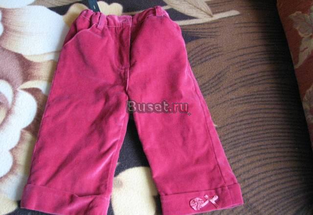 Брюки вельветовые ярко розовые Москва