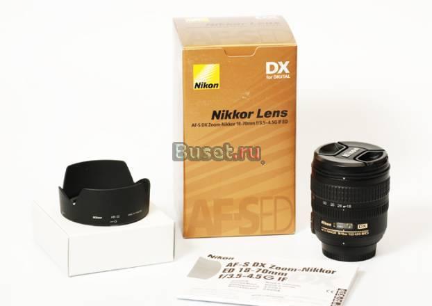 Nikon 18-70mm f3.5-4.5G ED-IF AF-S новый Москва