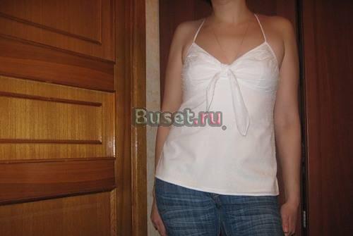 Суперстильный хлопковый белый топ Esprit Москва