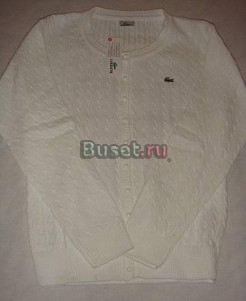 Белоснежный Джемпер lacoste.Новый Москва
