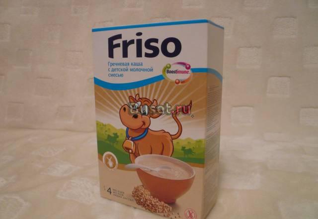 Каша Friso гречневая с молочной смесью Москва