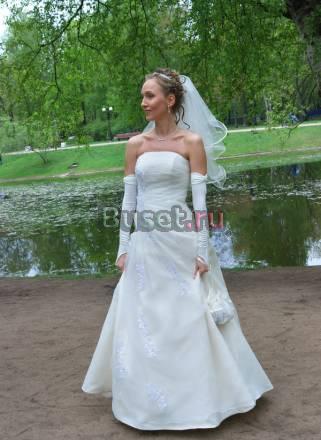 Свадебное платье цвета шампань+аксессуары Санкт-Петербург
