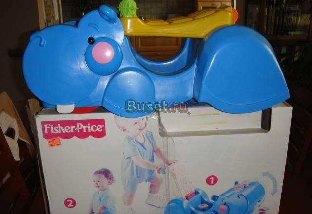 Игрушка fisher price бегемотик Москва