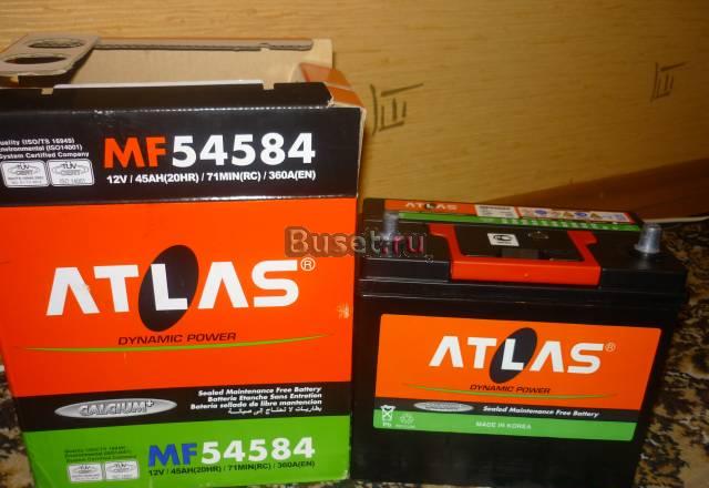 Аккумулятор автомобильный atlas MF54584 Санкт-Петербург