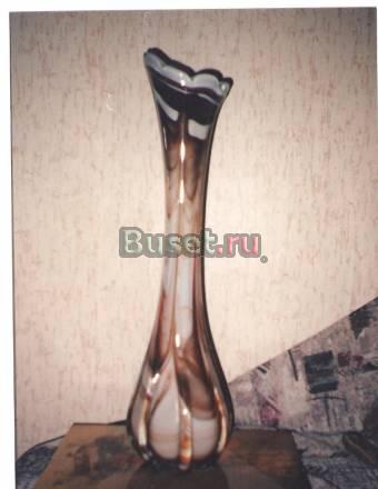 Продам напольную вазу, стекло, Чехия Москва
