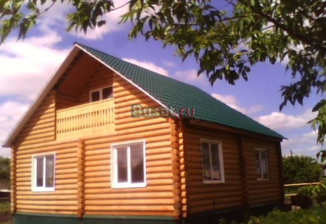 Дом из оцилиндрованного бревна Омск