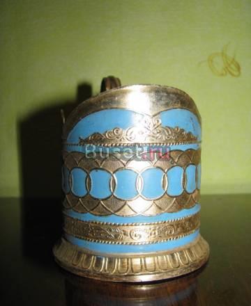 Подстаканник (кольца, голубой) Новосибирск