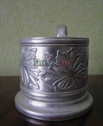 Подстаканник (листья, серебристый) Новосибирск