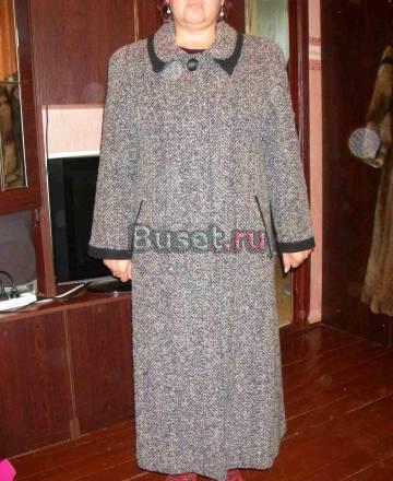 Новое демисезонное женское пальто р. 48-52 шерсть Москва