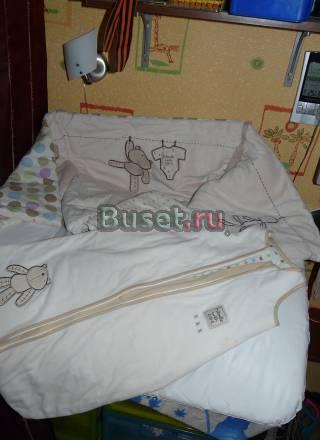 Mothercare бортик в кроватку и спальный комплект Москва