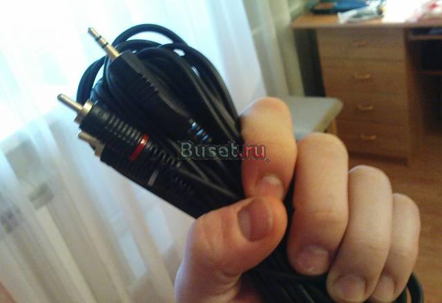 аудиокабель jack 3.5 - 2RCA Gold Санкт-Петербург