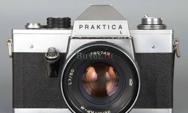 Фотоаппарат, Praktica L + Зенитар-М, 1,7/50 мм Москва