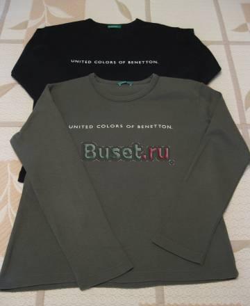 Футболка с длинным рукавом, ф. benetton 2 шт Москва
